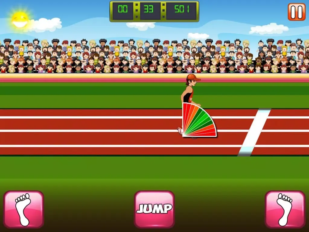 Capturas de pantalla de Triple Jump Hero - Join The Athletics Games iPad 