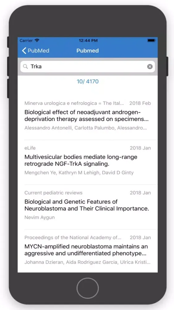 PubMed-LifeScienceEcoSystem应用截图