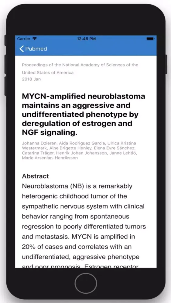 PubMed-LifeScienceEcoSystem应用截图