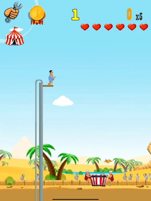 Capturas de tela do High Diver iPad 