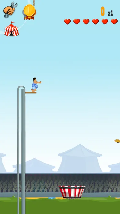 Capturas de tela do High Diver