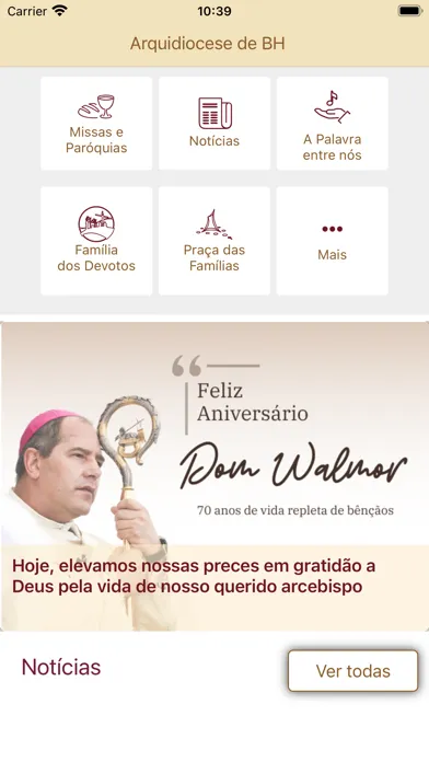 Arquidiocese de BH Ekran Görüntüleri
