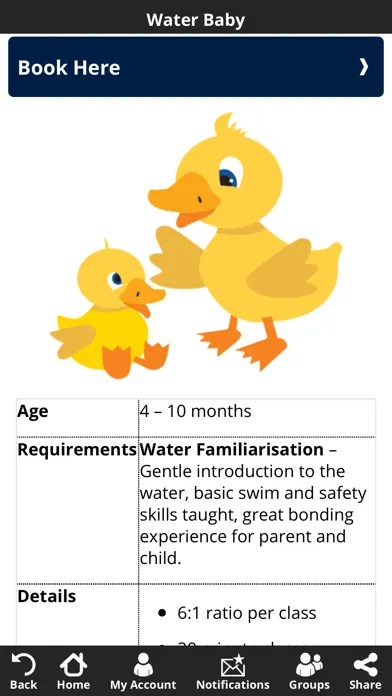 Capturas de pantalla de Puddle Ducks Swim Academy