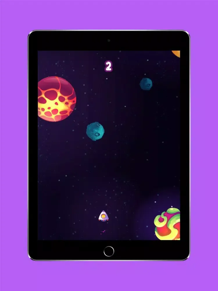 Dodge The Asteroid iPad  スクリーンショット