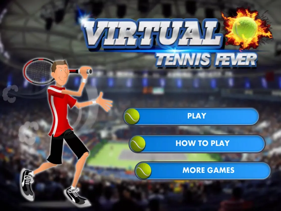 Tangkapan layar Virtual Tennis Fever - Real Tennis Simulation iPad 