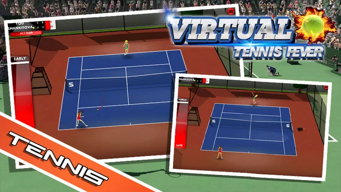 Tangkapan layar Virtual Tennis Fever - Real Tennis Simulation