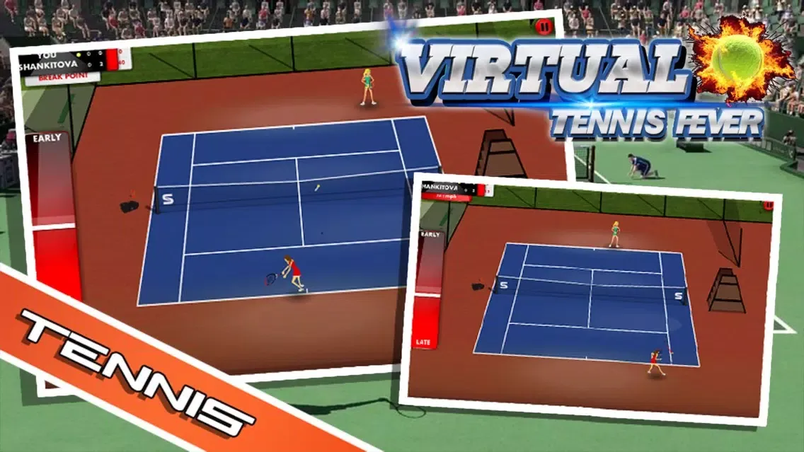Tangkapan layar Virtual Tennis Fever - Real Tennis Simulation