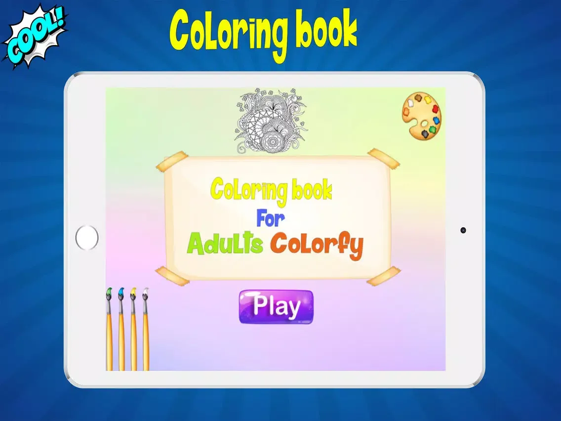 ภาพหน้าจอของ coloring pages for adults iPad 