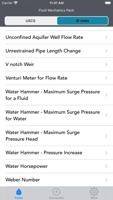 Capturas de tela do Fluid Mechanics Pack