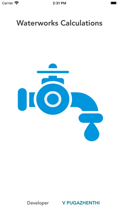 Zrzuty ekranu Waterworks Calculations