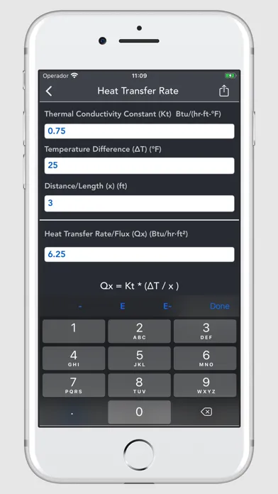 Thermodynamics Calculator Screenshots