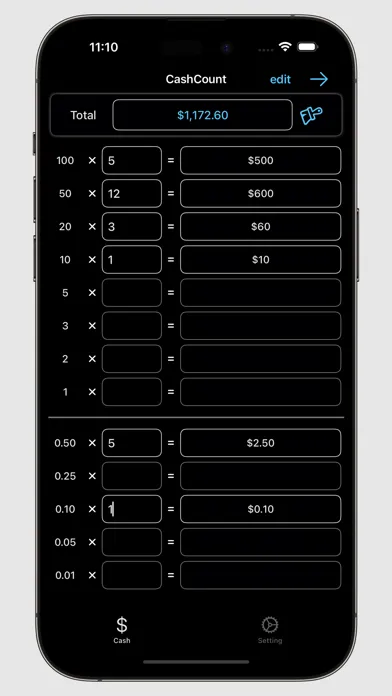 تصاویر Cash Count : Currency Counter