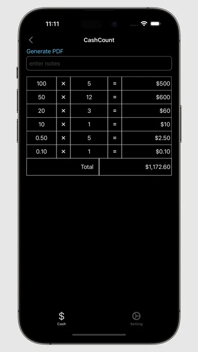 تصاویر Cash Count : Currency Counter