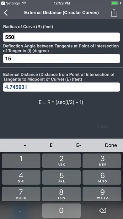 Capturas de tela do Highways & Roadwork Calculator