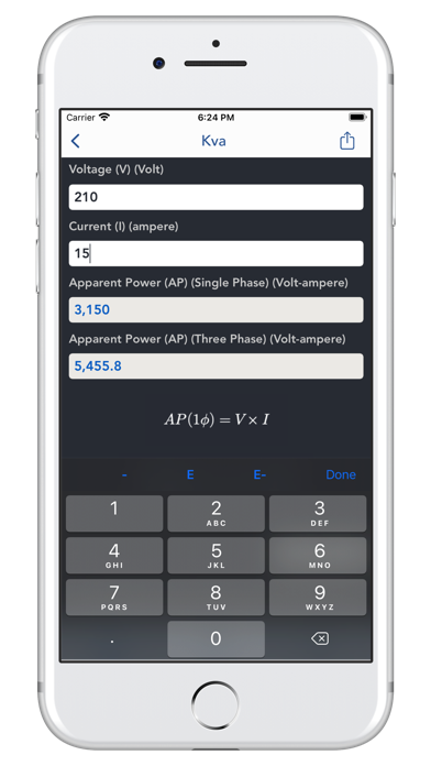Screenshot di My Physics Calculator lite
