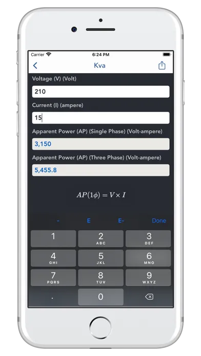 Zrzuty ekranu My Physics Calculator lite