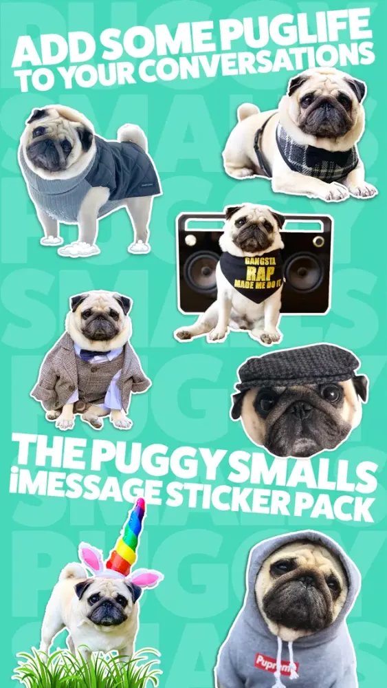 Puggy Smalls Stickers Screenshots