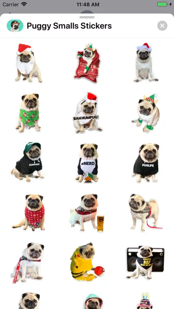 Puggy Smalls Stickers Screenshots