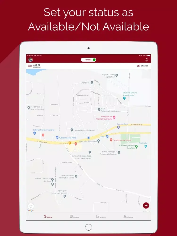 PugoEats Drivers iPad 應用截圖