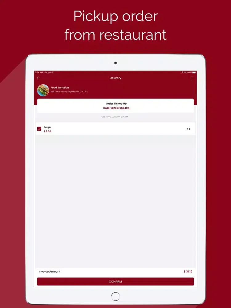 PugoEats Drivers iPad 應用截圖