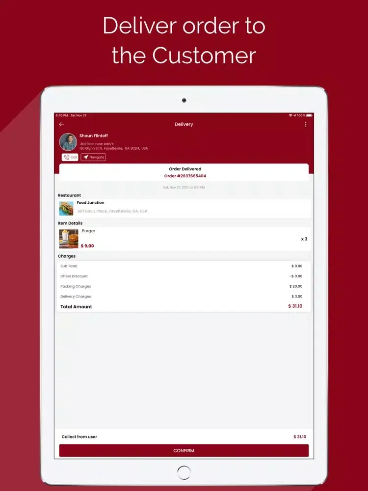 PugoEats Drivers iPad 應用截圖