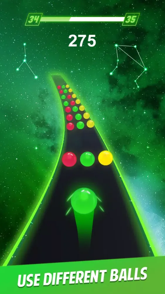 Dancing Ball Color Rush Game应用截图