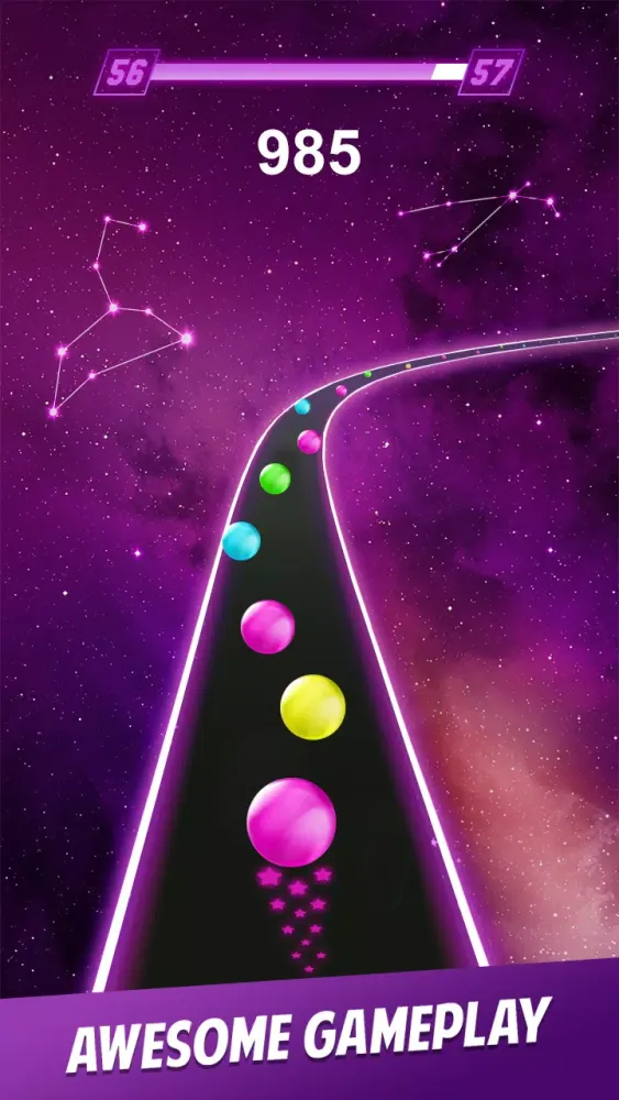 Dancing Ball Color Rush Game应用截图
