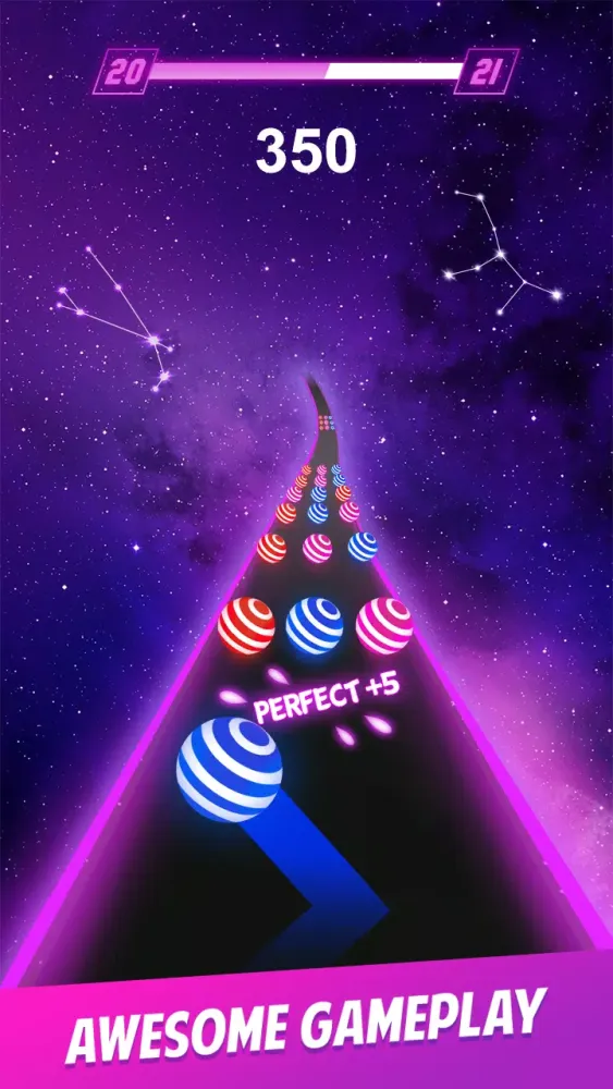 Dancing Ball Color Rush Game应用截图