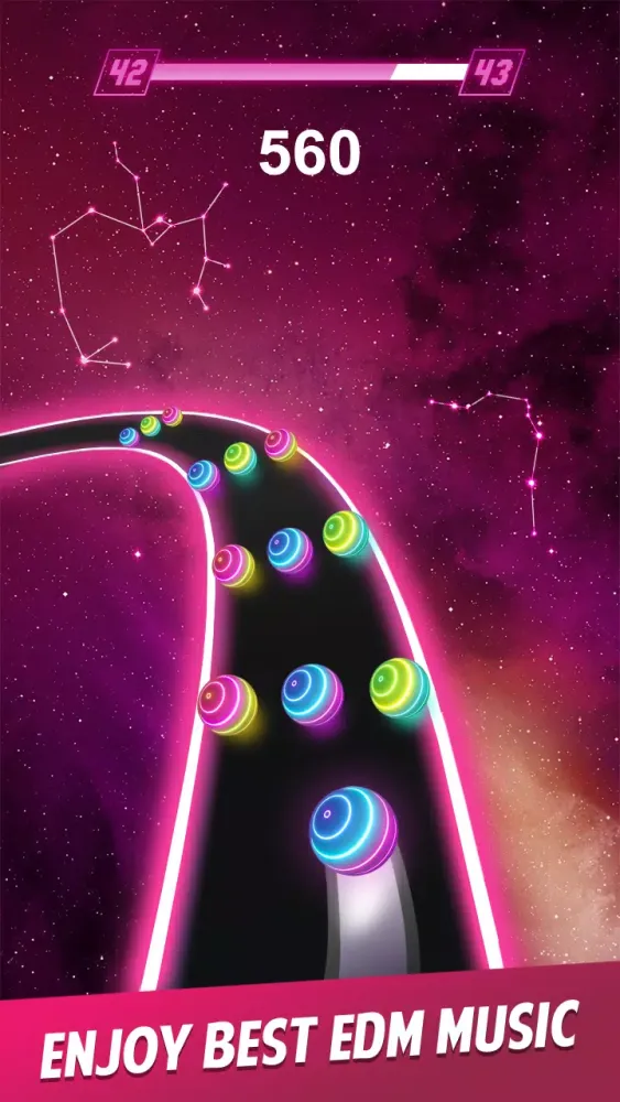 Dancing Ball Color Rush Game应用截图