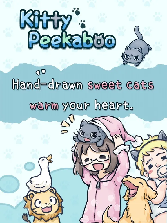 Kitty Peekaboo iPad  스크린샷