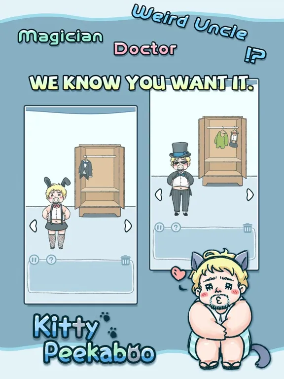 Kitty Peekaboo iPad  스크린샷