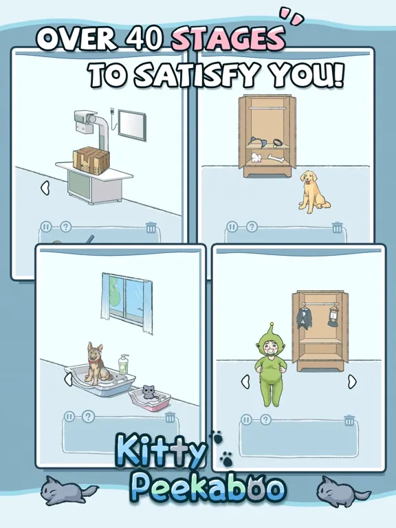 Kitty Peekaboo iPad  스크린샷