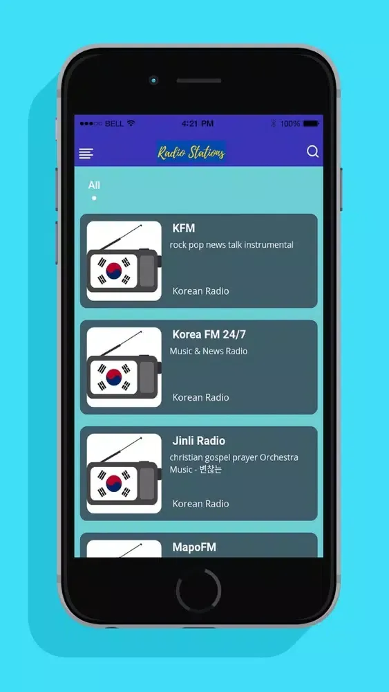 Screenshot di Korea Radio Stations