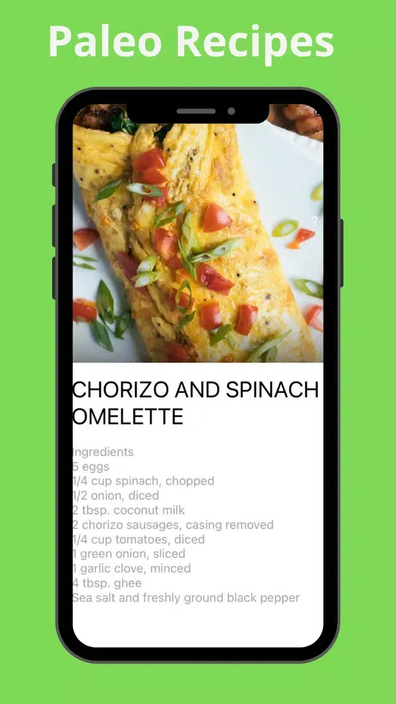 Tangkapan layar Paleo Diet Plan.