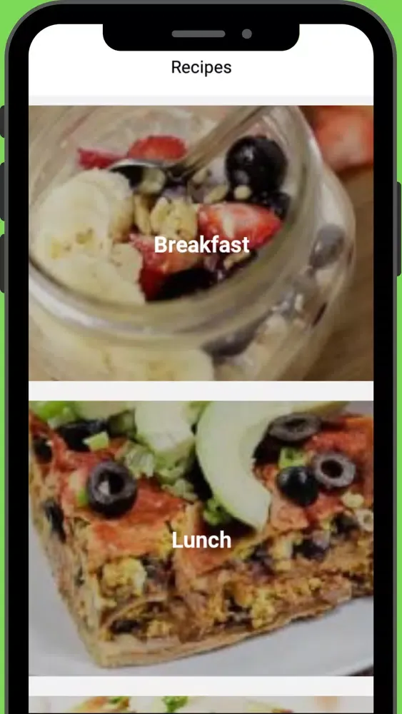Alkaline Diet Recipes App スクリーンショット