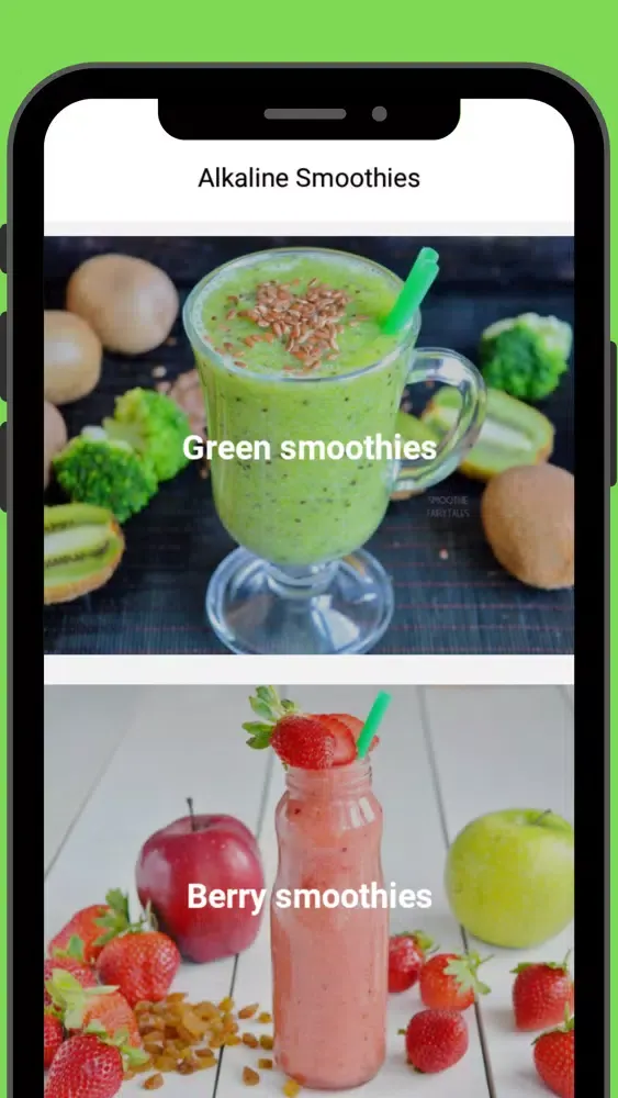 Alkaline Diet Recipes App スクリーンショット