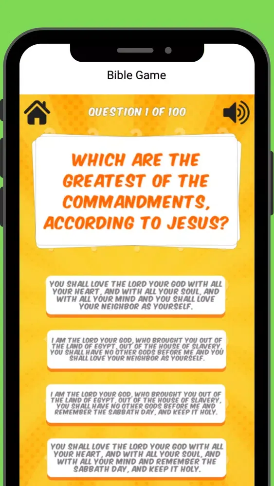 Bible Game App Screenshots