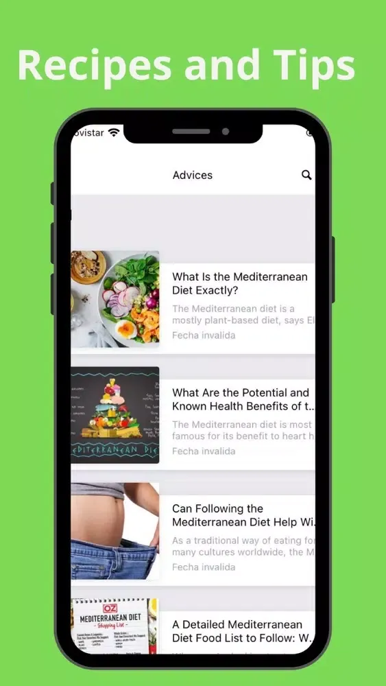 Mediterranean Diet Meal Plan. 스크린샷