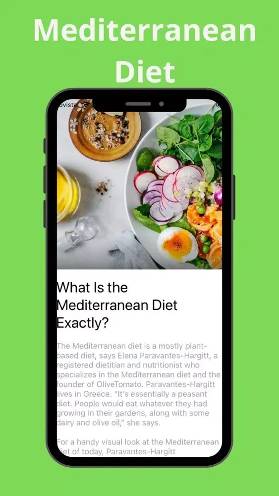 Mediterranean Diet Meal Plan. 스크린샷