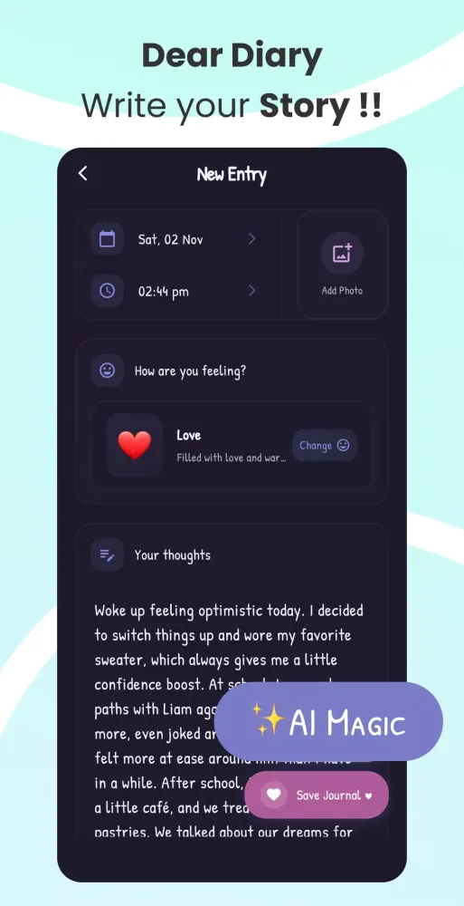 Capturas de tela do My Diary - Daily Journal, Lock