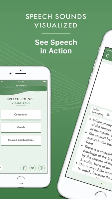 Captures d'écran de Speech Sounds Visualized
