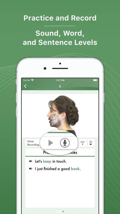 Captures d'écran de Speech Sounds Visualized