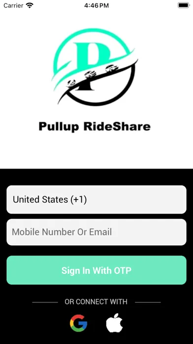 Pullup Rideshare Ekran Görüntüleri