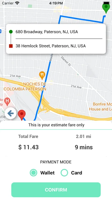 Pullup Rideshare Ekran Görüntüleri