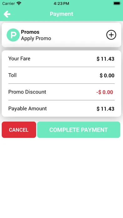 Pullup Rideshare Ekran Görüntüleri
