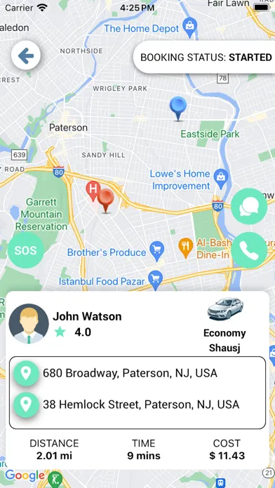 Pullup Rideshare Ekran Görüntüleri