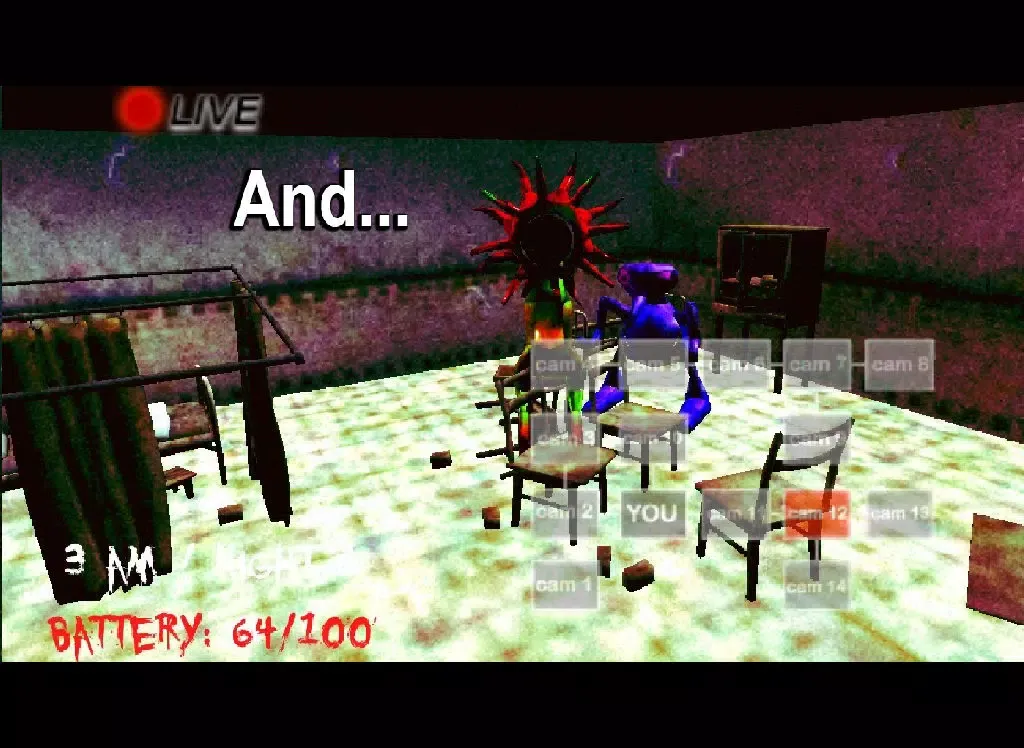 Tangkapan skrin 5 Nights in Asylum - Horror Game iPad 