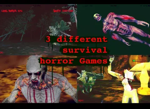 The Forest (Jumpscare) FREE - a truly scary and horrifying indie survival horror game iPad 应用截图