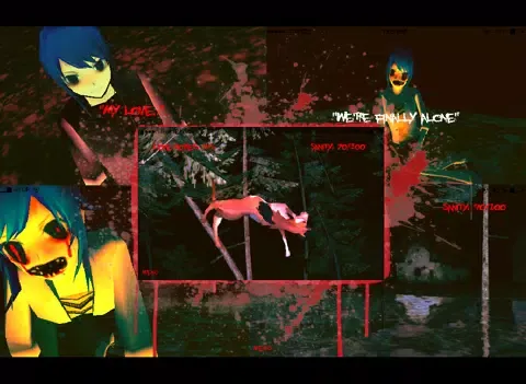 The Forest (Jumpscare) FREE - a truly scary and horrifying indie survival horror game iPad 应用截图