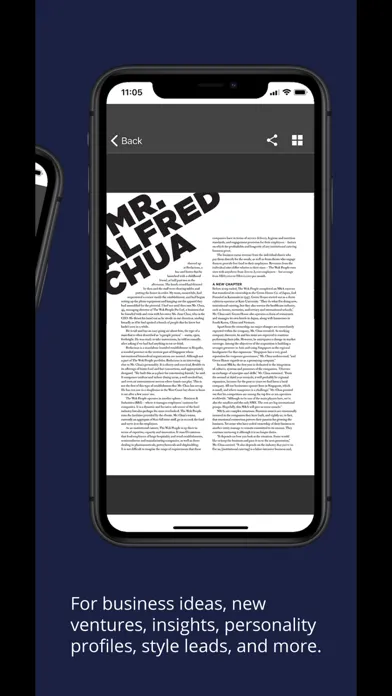 Ảnh chụp màn hình của Portfolio Magazine Singapore